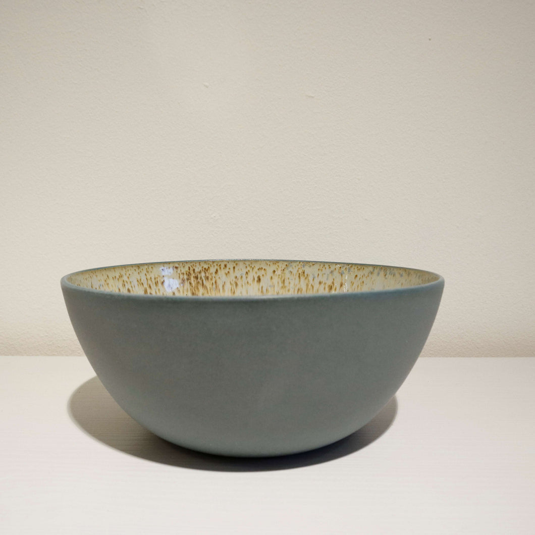 Skål m. krystalglasur stor