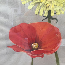 Lea Hebsgaard Andersen - ‘Gul blomsterbinder’ - original tegning