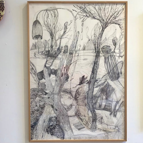 Stine Illum - ‘Under vandet’ - original tegning