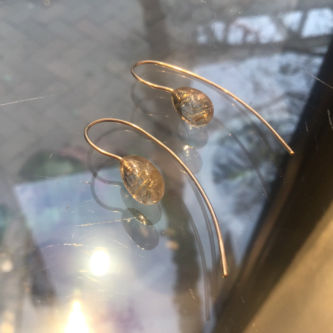 Ørekrog m. Rutil kvarts