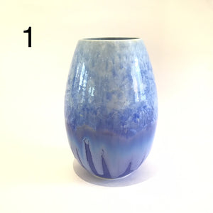 Krystal vase - Stor - flere farver