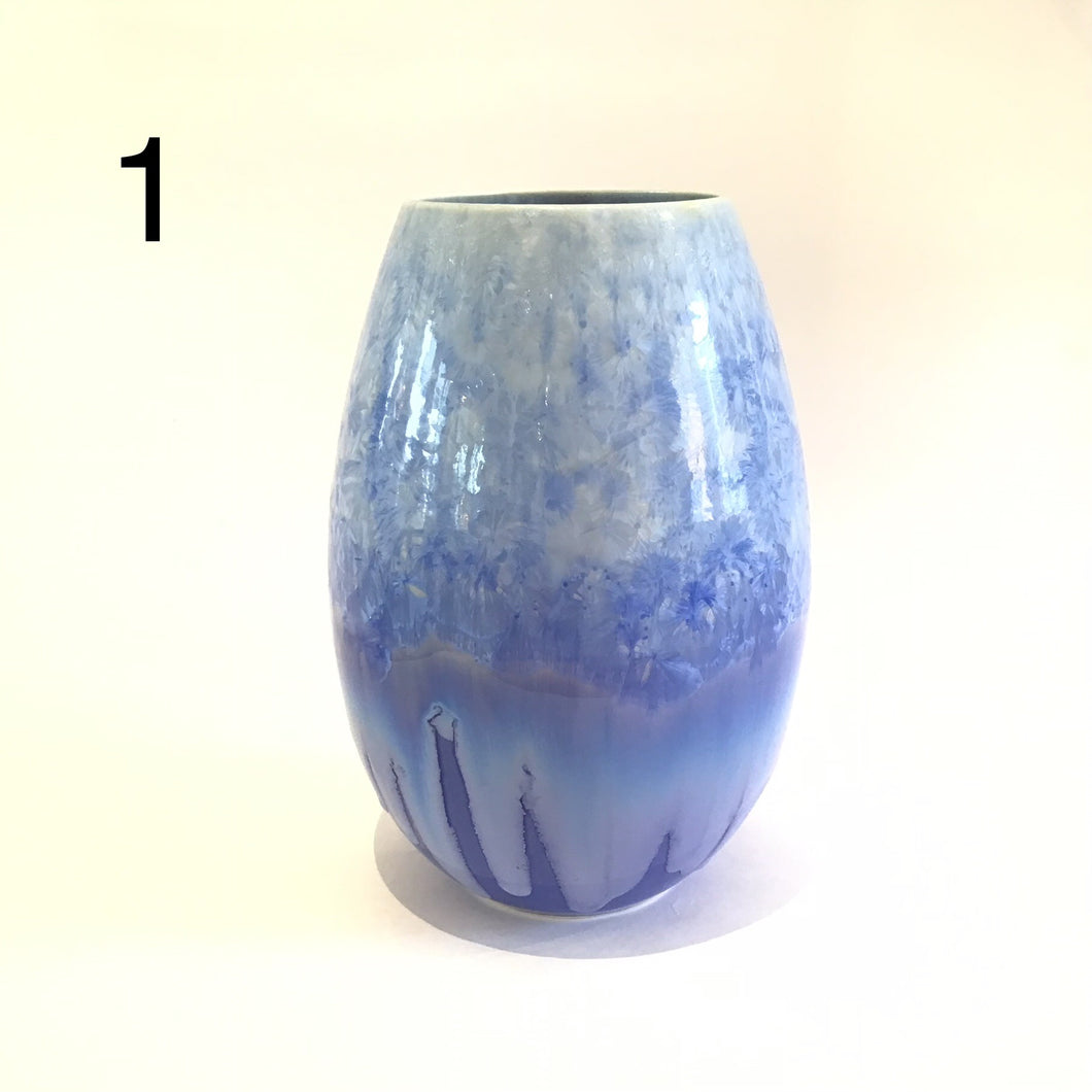Krystal vase - Stor - flere farver