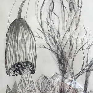 Stine Illum - ‘Under vandet’ - original tegning
