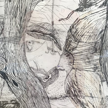 Stine Illum - ‘Under vandet’ - original tegning