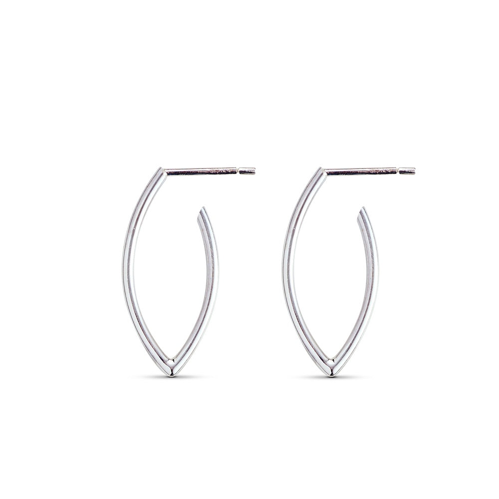 Ørestik lille båd - guld og sølv